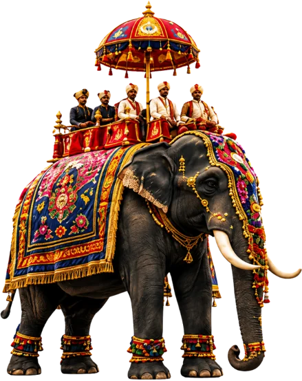 ಚಿನ್ನದ ಅಂಬಾರಿ ಹೊತ್ತ ಆನೆ